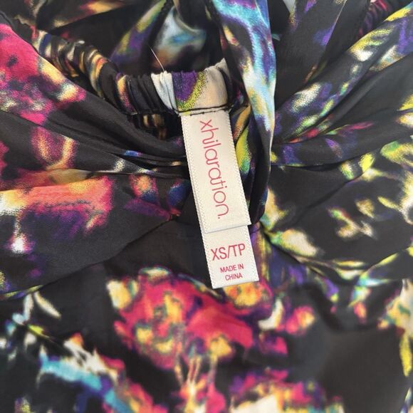 Xhilaration Maxi Dress Size XS Multicolored Lightweight Summer Modest Vacation - Picture 2 of 4